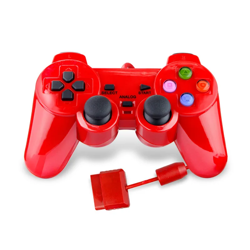 Проводной геймпад для Sony PS2 контроллер Playstation 2 Консоль джойстик двойной вибрации