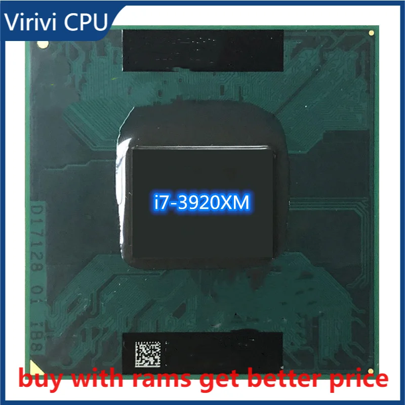 

Original Intel Core I7-3920XM SR0T2 CPU I7 3920XM processor 2.9GHz-3.8GHz L3=8M Quad core free shipping ship out within 1 day