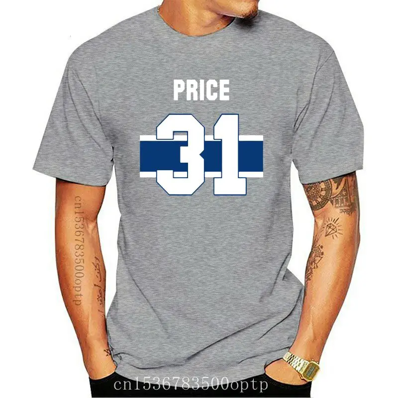 

Carey Цена Монреаль хоккейер гоалиер Футболка Модный летний топ футболка