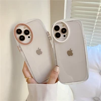 new transparent phone case for iphone 12 mini 11pro max x xr xs 7 8 plus shockproof se 2020 soft cover back cove