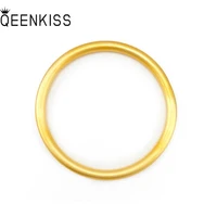qeenkiss bt507 fine jewelry wholesale fashion hot woman girl mother birthday wedding gift round 5mm 24kt gold bracelet bangles