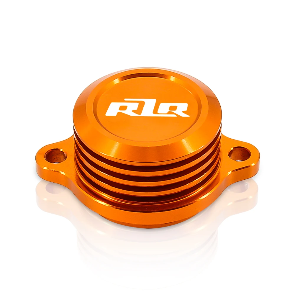 Оранжевая крышка топливного фильтра статора двигателя мотоцикла алюминиевая CNC