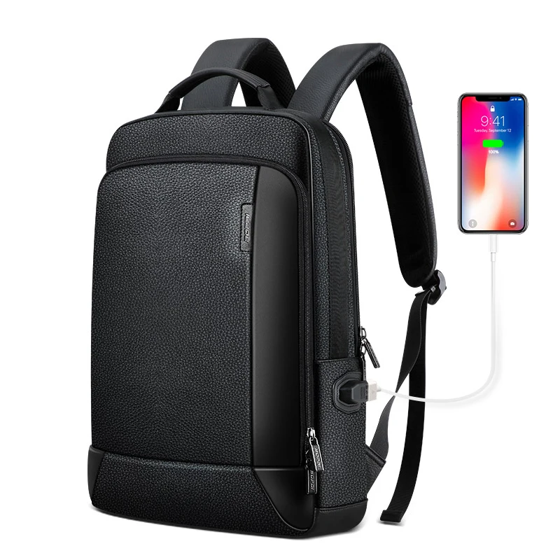 Натуральная кожа Мужская сумка пакет тонкий ноутбук рюкзак из натуральной кожи