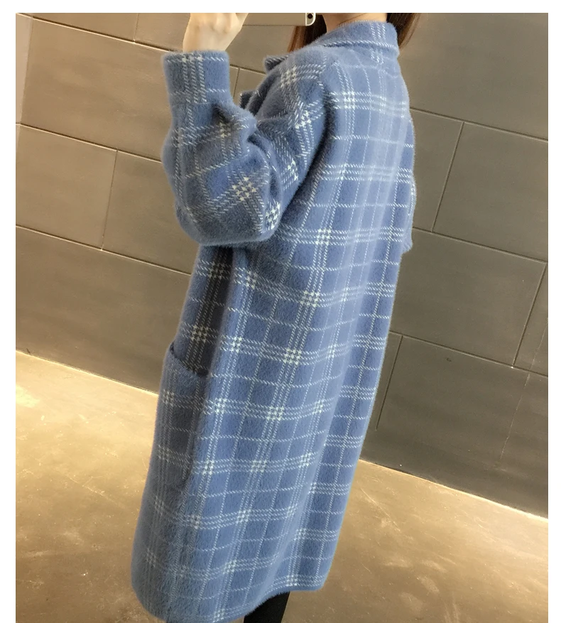 Новинка весна-осень 2022 Корейский Бархатный свитер с имитацией воды Женская