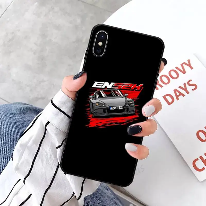 

sports car jdm drift Black art Phone Case for iPhone 11 12 pro XS MAX 8 7 6 6S Plus X 5S SE 2020 XR