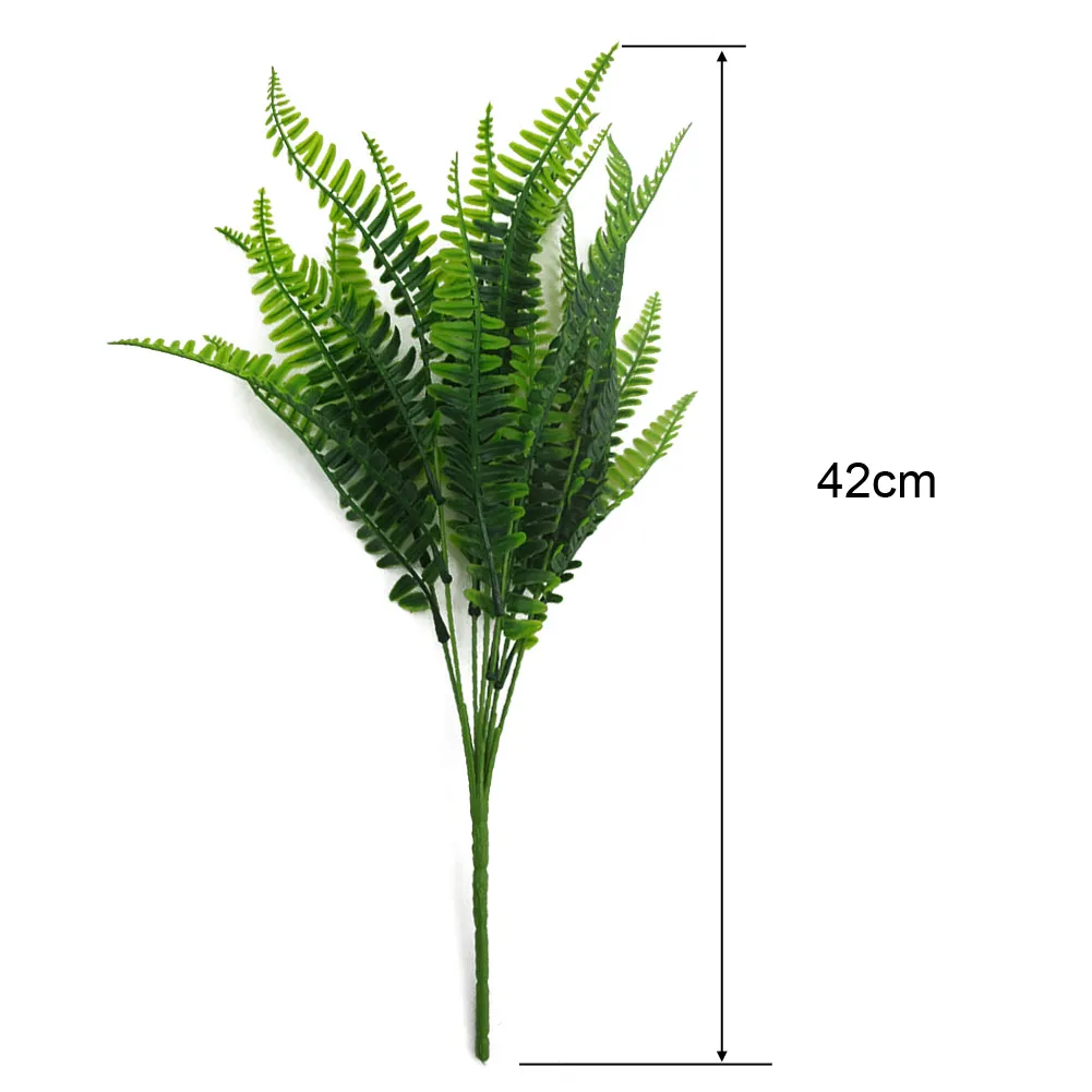 42 см 7 вилок искусственные персидские листья растения поддельные реалистичные