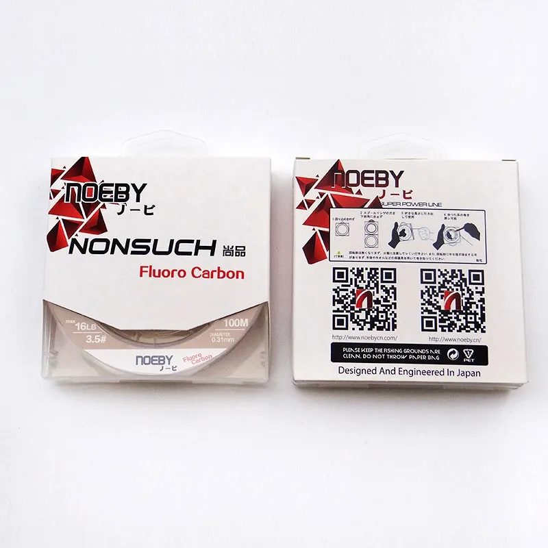 NOEBY Fluorocarbon Fishing Line 4-32lb 100m 150m Leader Leashes Fishing Line Monofilament Wire for Pike Carp Fishing Carbon Line