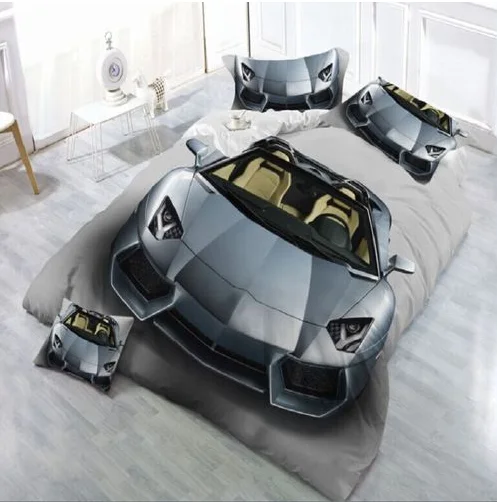 

Sports Car Bedding Set Duvet Cover Set 3d Bedding Set Fashion Design duvet cover flat sheet pillowcase