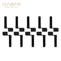 naomi 10pcsset black guitar string winder multifunctional bridge pin remover easy to use for acoustic electric guitar