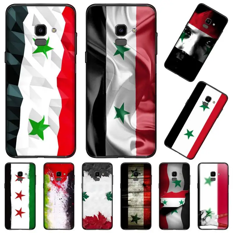 Чехол для телефона с принтом в виде пентаграммы сирийским флагом чехол Samsung J2 J4 J5