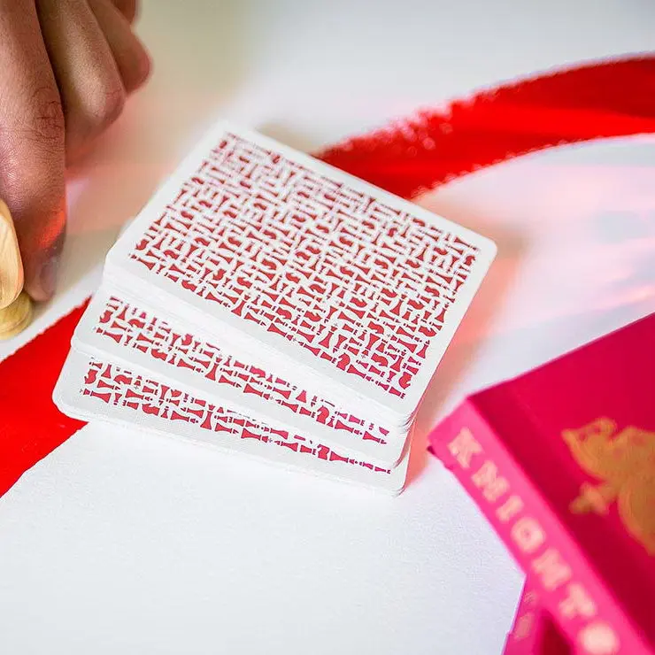 Ellusionist красные Рыцари игральные карты Размер колоды покера Даниэль Мэдисон