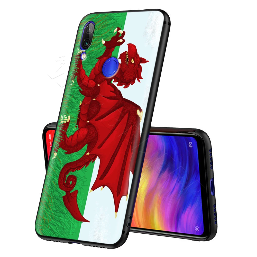 Чехол в стиле ретро с валлийским флагом дракона для Xiaomi Redmi Note 8 MI 3 6 9 A1 A2 A3 8A 6X 9T CC9