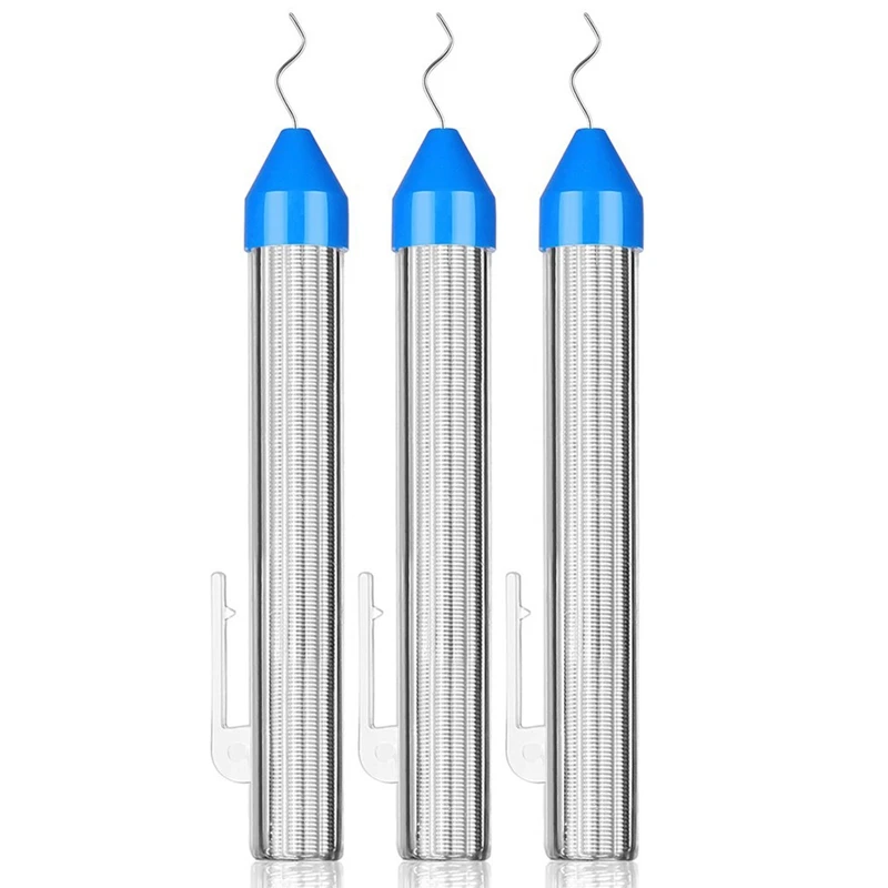 3 шт. 0 8 мм паяльная проволока 63 37 Флюс Канифоль ядро Олово Свинец карманный пакет