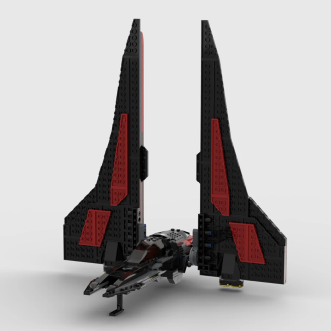 425Pcs MOC-86590 Maul Starfighter Nightbrother Spaceship Model Bricks Kit (Authorized and Designed by Brick_boss_pdf) - купить по