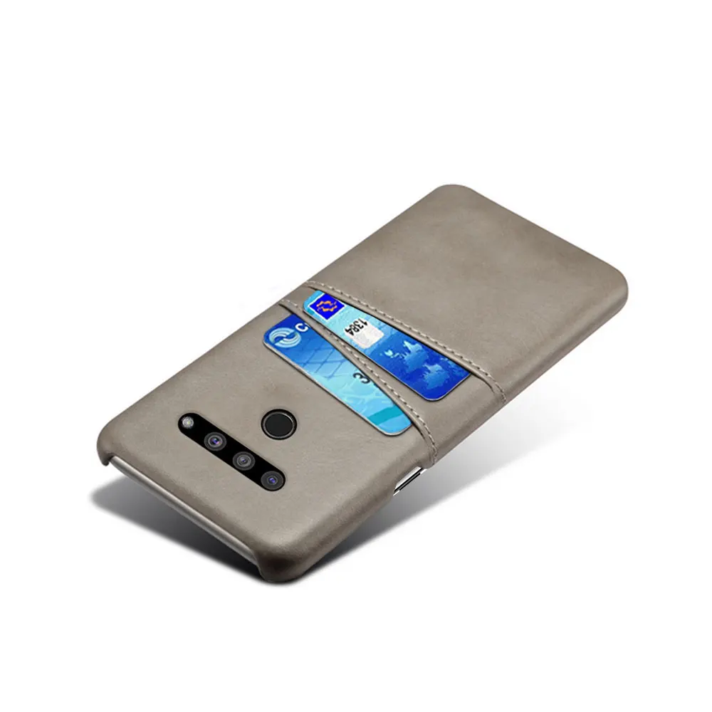 SCK кожаный держатель для карт со слотами чехол s для LG V50 чехол thinq тонкий гибридный жесткий пластиковый чехол для телефона