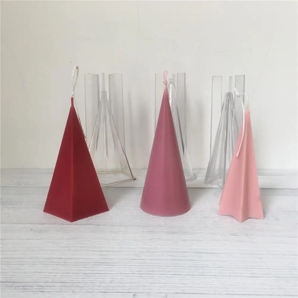 16Pcs/Set DIY Candle Mold Soap Cylindrical Spherical Square Handicraft Plastic Hollow Cube Tools for Gift Making 30E | Дом и сад