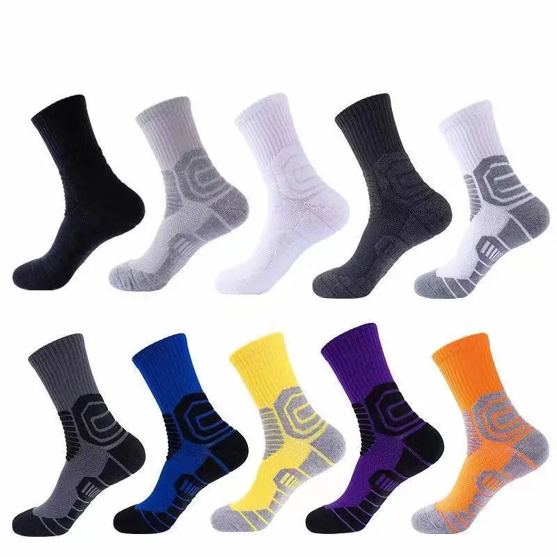 Basketball Sports Socks Cotton 10 Pairs Pr Set Pressure Sock Women Men Football