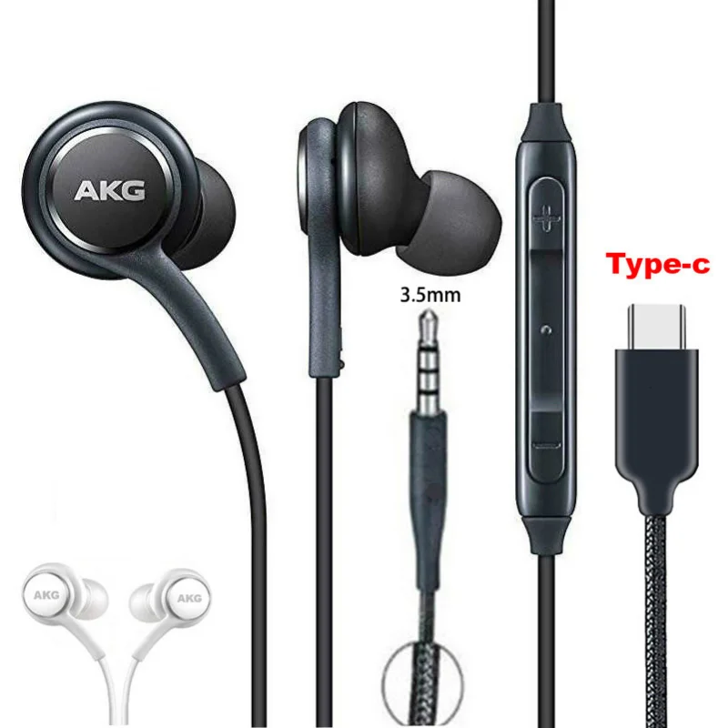 

Original For Samsung 3.5mm Wired Headphones IG955 In-ear Earphone With Microphone Volume Control Headset for AKG Galaxy S8 S7 S6