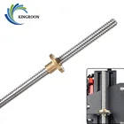 Набор свинцовых винтов KINGROON KP3s, 280 мм, T8, Медная гайка, Шаг 8 мм, 2 мм, детали для 3D-принтеров