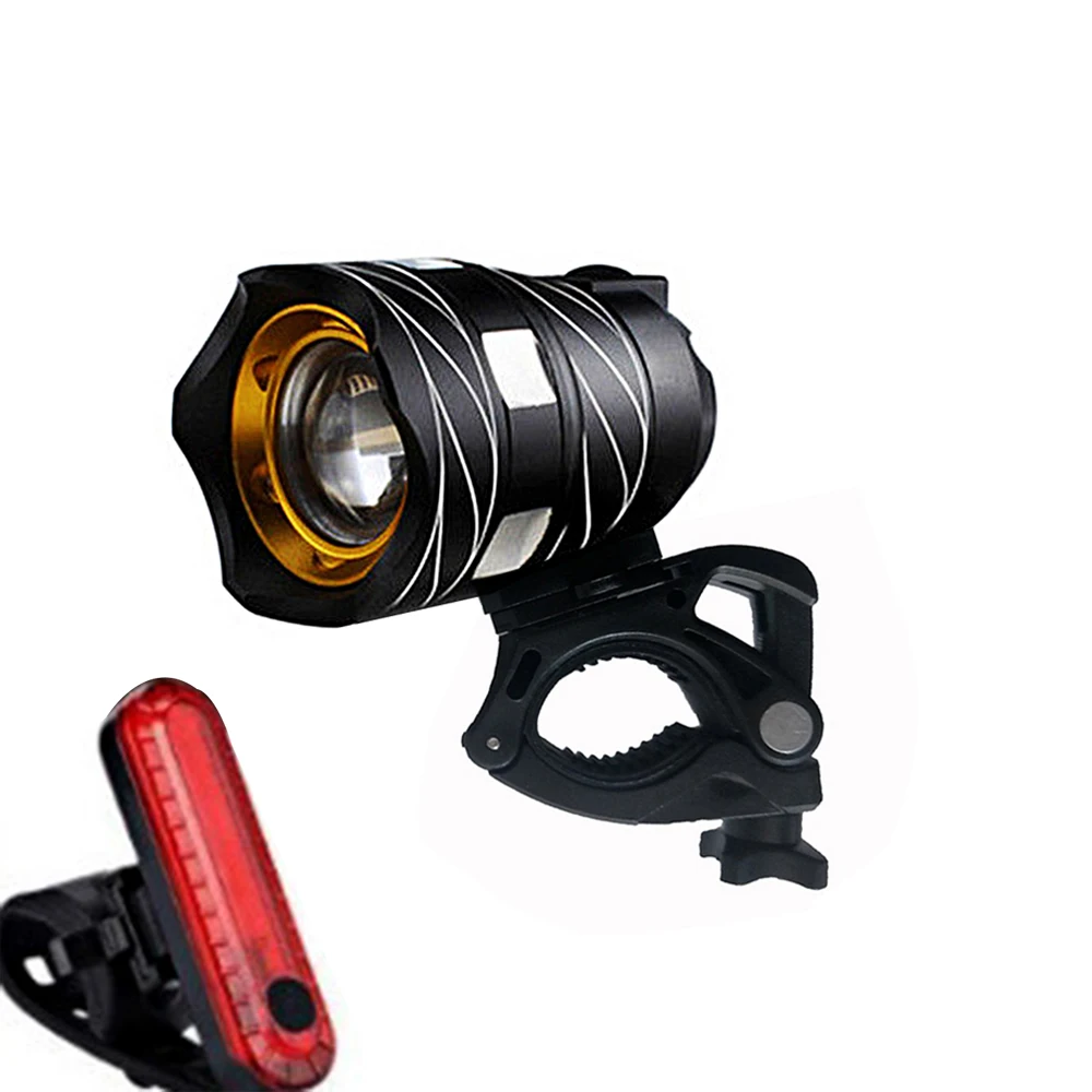 

Bike USB Rechargeable Light Waterproof Tail Light Warning Light Bicycle Front Handlebar Light for Mountain Road Bike