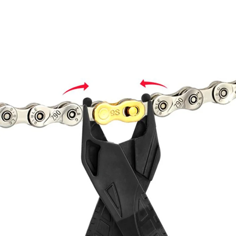 

2pcs Bicycle Clever Missing Link Lever Bike Chain Buckle Tyre Wheel Repair Quick Removal Tool Multifunction Tool