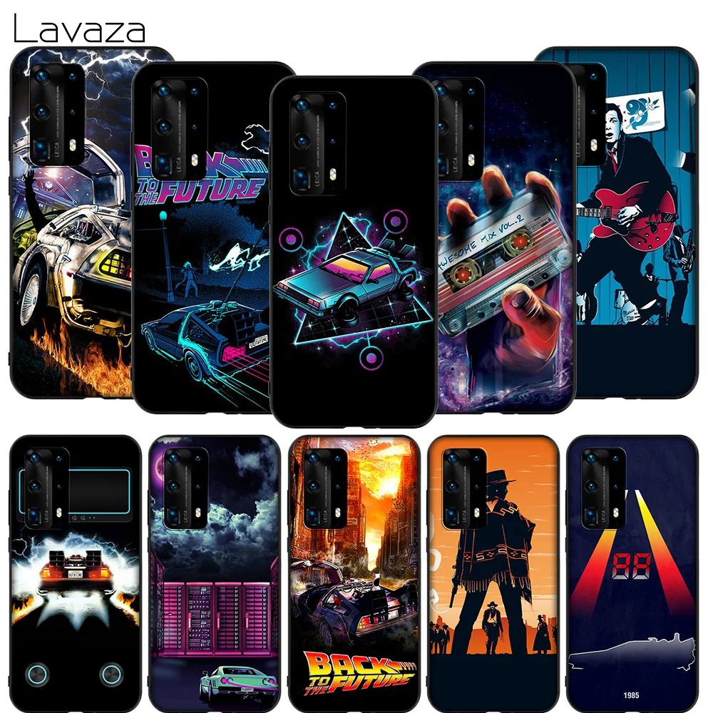 Чехол Lavaza Назад в будущее DeLorean Time Machine для Huawei P8 P9 P10 P20 Y6 Y7 Y9 Lite Pro P Smart Nova 2i 3i