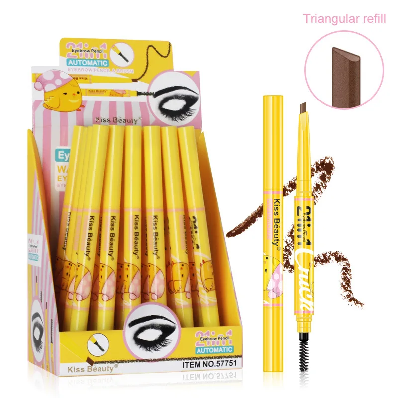 

Waterproof Natural Eyebrow Pen Four-claw Eye Brow Tint Fork Tip Eyebrow Tattoo Pencil Long Lasting Easy to use Cosmetics