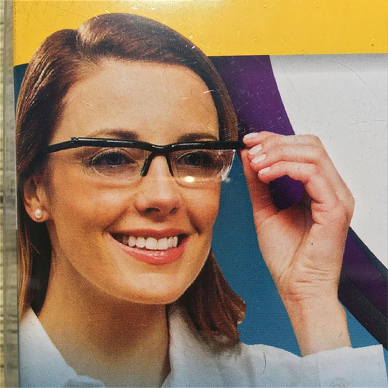 Регулируемая прочность объектива зум защитные очки для чтения с переменным