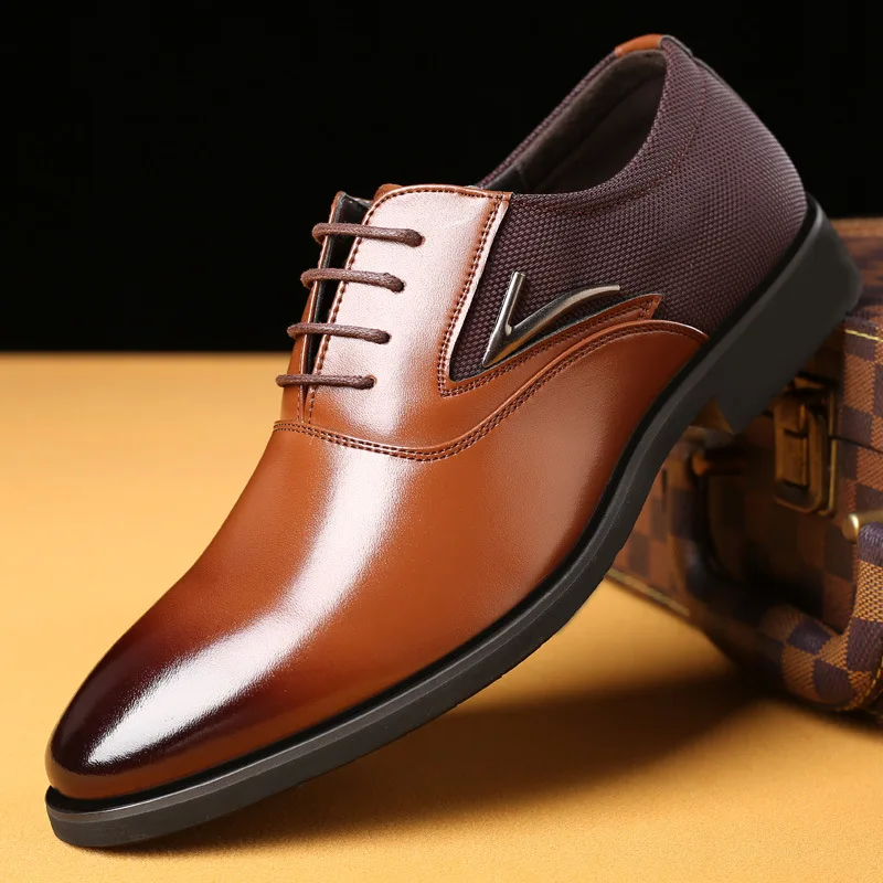 

Туфли мужские классические из натуральной кожи, мягкие, оксфорды, плоская подошва, деловой стиль, Рабочая обувь, большие размеры