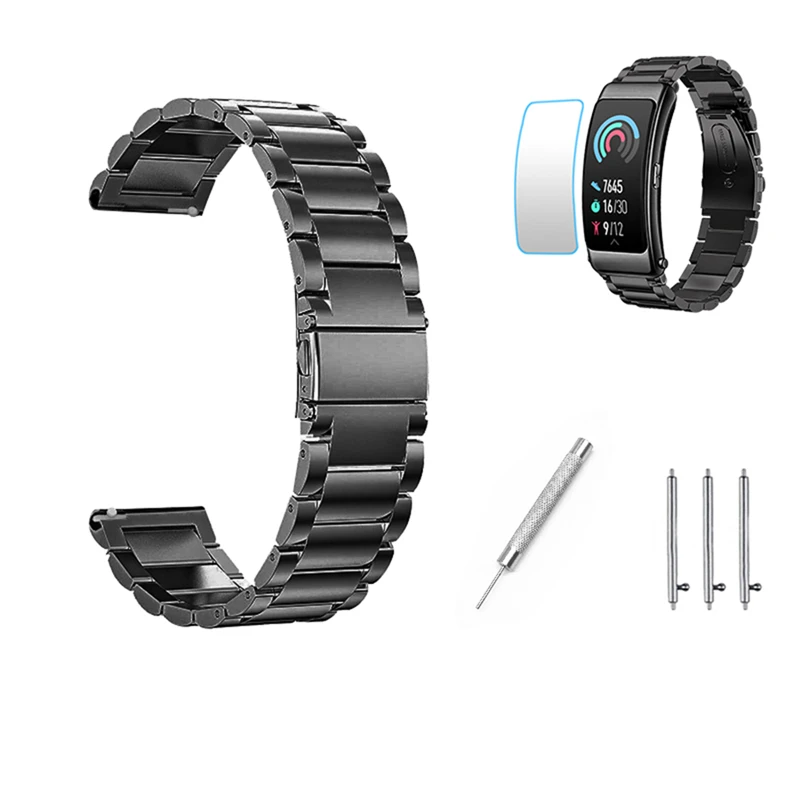 Ремешок сменный из нержавеющей стали для смарт часов браслет huawei b6 b5 b3 аксессуары