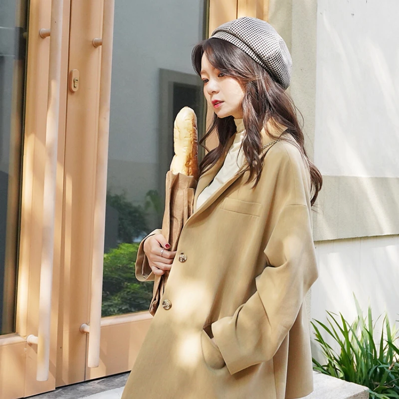 

DUODAN 2021 женский весенне-осенний Повседневный однотонный офисный Женский блейзер и облегающая Элегантная Модная Юбка До Колена