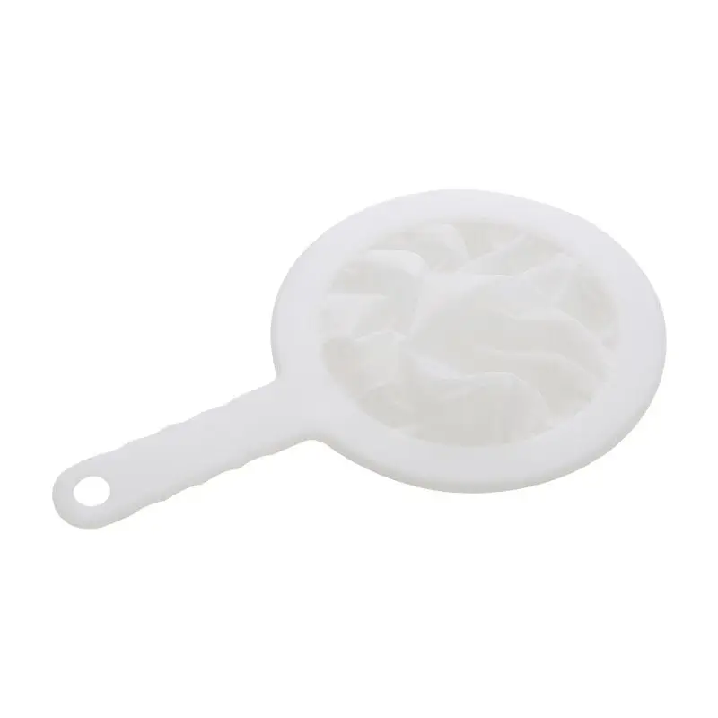 

kitchen Tools New Mesh Household Kitchen Ultra-Fine Strainer Nylon Strainer Spoon Residue Juice Strainer Plastic Handle Colander