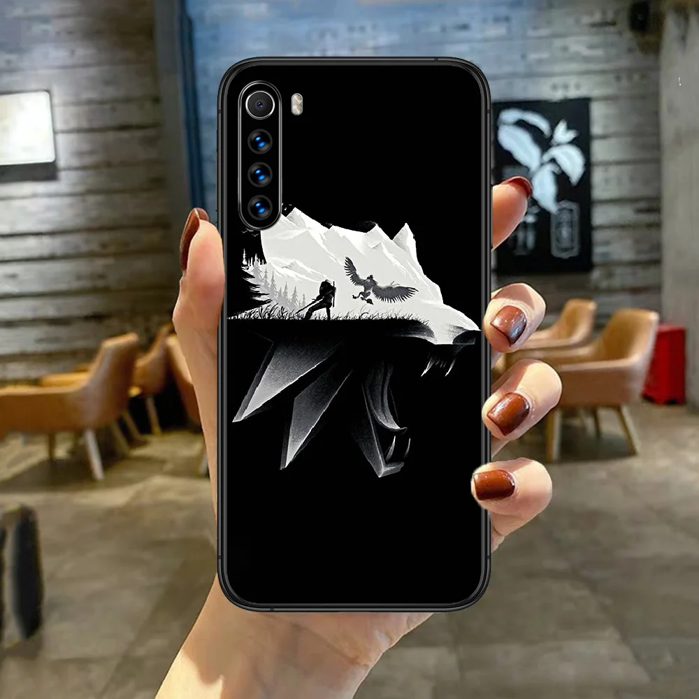 

Witchers Game Phone Case Cover For XIAOMI Redmi Note 3 4 4X 5 6 7 8 9 Pro T S Max black Shell Silicone Bumper Soft Hoesjes 3D