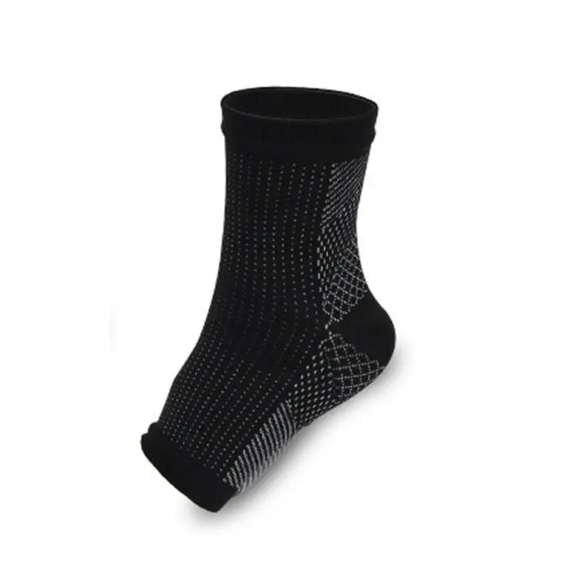 

1 Pair Copper Compression Foot Sleeve Plantar Fasciitis Angel Ankle Pain Socks
