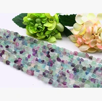 8 10x10 12mm high quality natural mutil color rainbow fluorite stones necklace bracelets beads