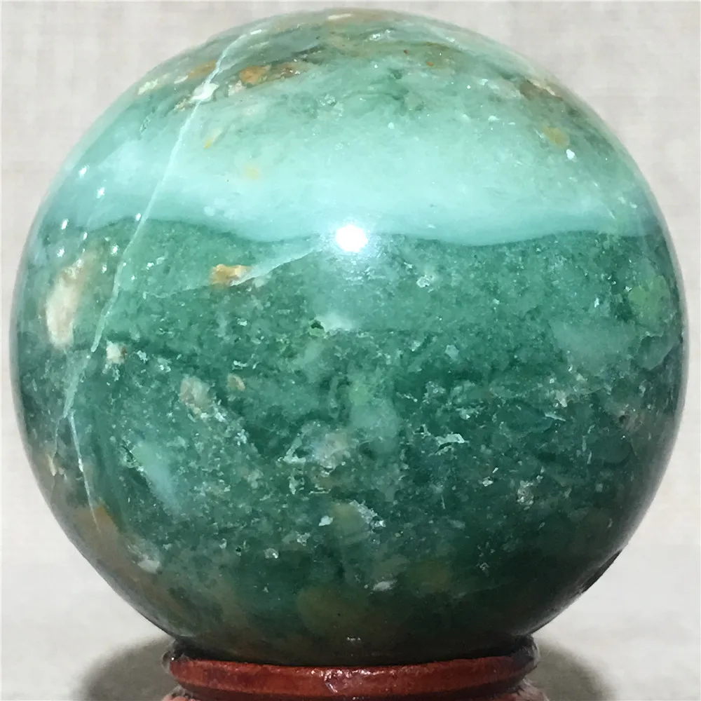 

Natural Sphere Fluorite Agate Symbiont Quartz Crystal l Home Furnishing Wedding Decoration Stones Globe Reiki Healing Green Ball