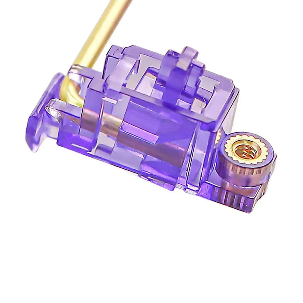 

Everglide Transparent Gold Plated PCB Screw in Stabilizer for Custom Mechanical Keyboard gh60 xd64 xd84 6.25x 2x xd96 xd87