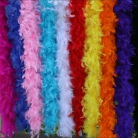 60gram thickness fulffy turkey feather boa dress accessories chicken feathers boa costumeshawparty wedding feathers decoration