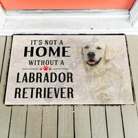 3d its not a home without a labrador retriever custom doormat indoor doormat non slip door floor mats decor porch doormat