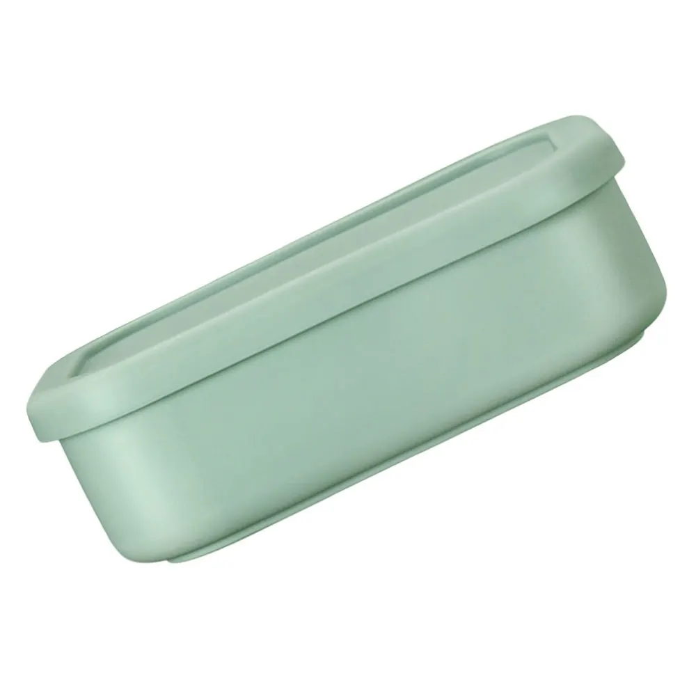 

1Pc Compartments Bento Box Lunch Food Container Food Storage Box (Green)