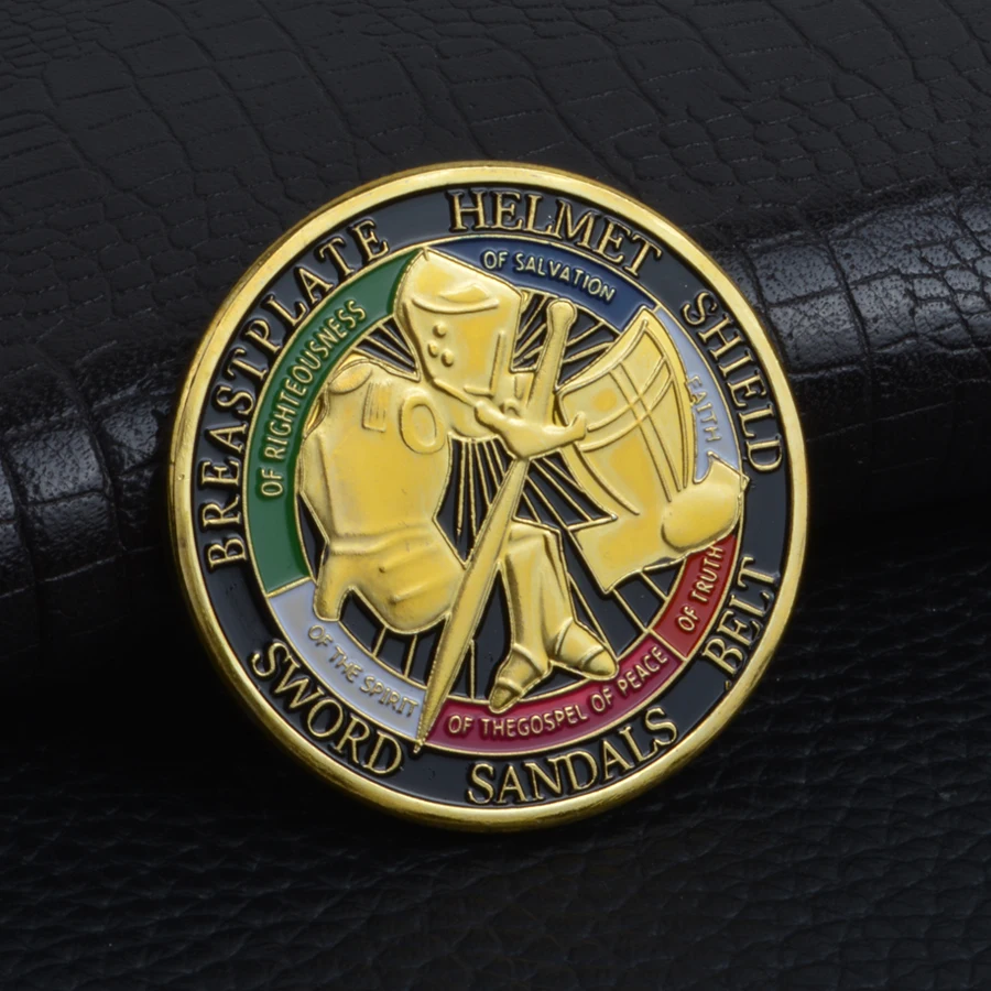 Наденьте всю броню Божию памятную коллекцию монет Подарочные монеты | Дом и сад