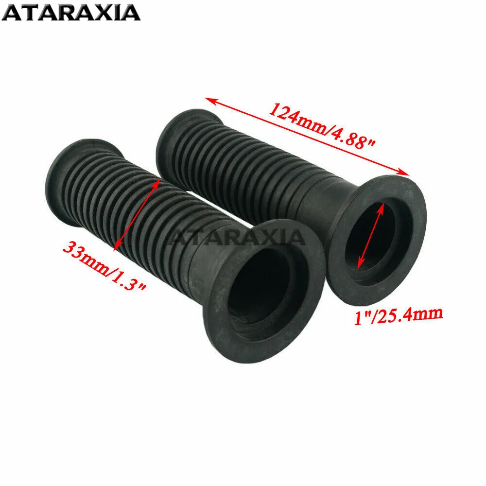 Универсальные ручки для руля 1 'ཕ мм ретро резиновые гелевые мотоцикла