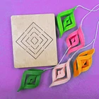 Новинка 2021 г., высечки для сережек, декоративный шаблон для скрапбукинга, деревянная форма пресс для вырубки кожи, высечки, поделки ручной работы