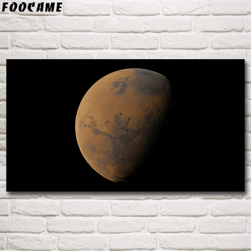 Mars Planets Вселенная космические картины настенные декорации плакаты и принты