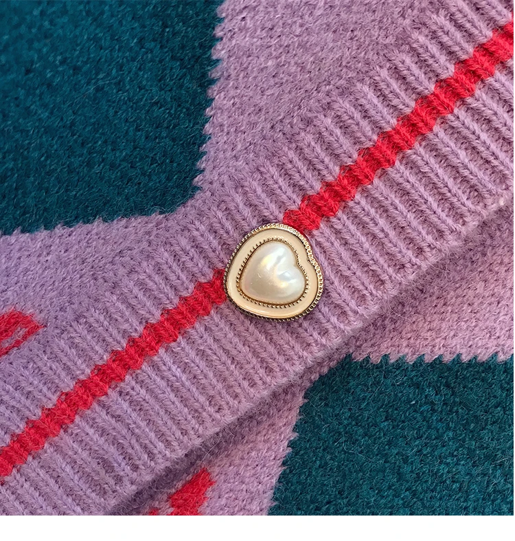 Женский свитер 2021 кардиган зимний кашемировый топ с цветочным принтом