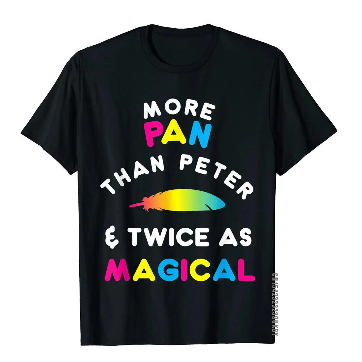 

Oversized Men's T Shirts Cotton More Pan Than Peter Shirt LGBTQ Pansexual Pride Month Gift Tops T-Shirts Birthday Gift