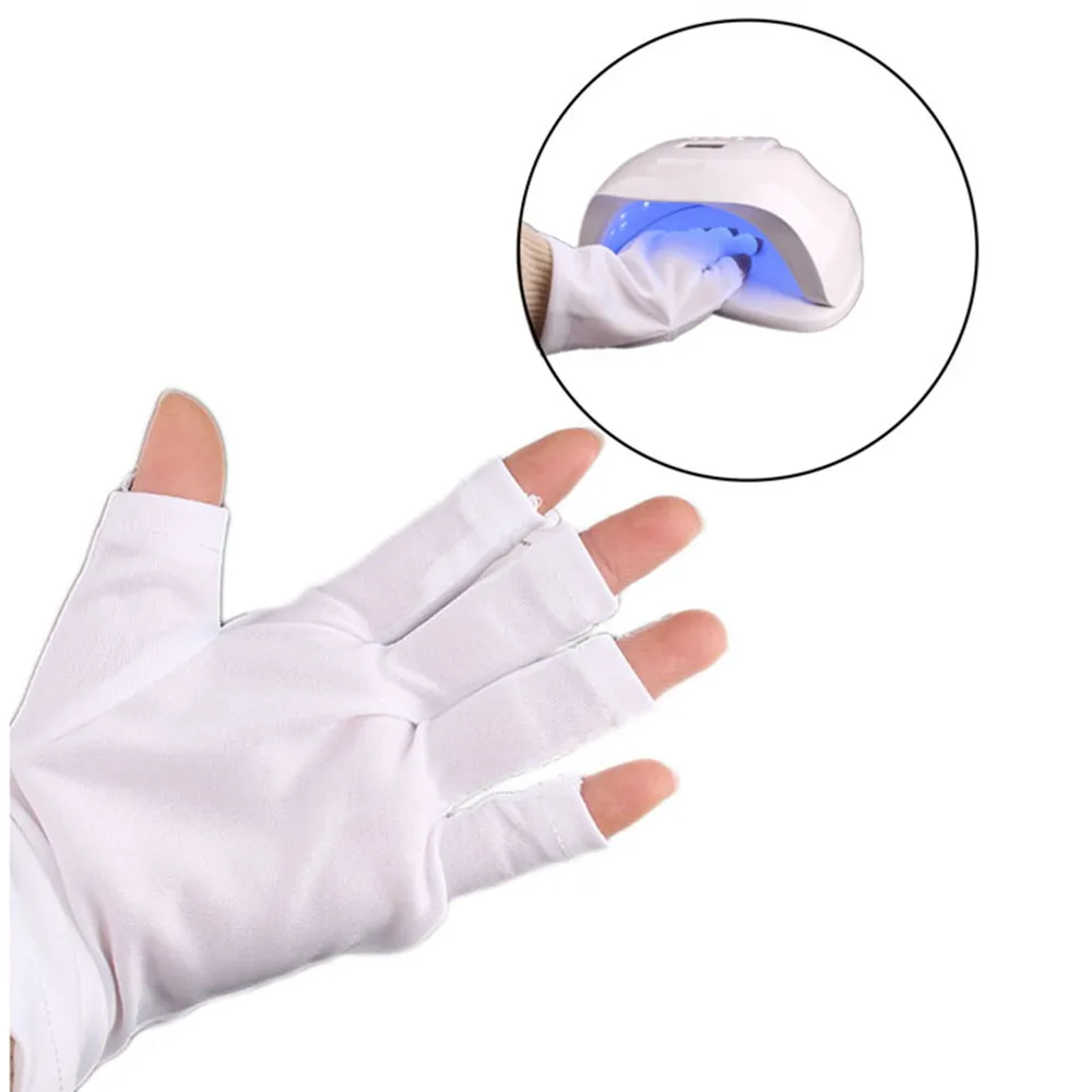 

1 Pair UV Protection Glove Nail Art Gel Anti UV Glove UV LED Light/Lamp Nail Dryer Light Radiation Protection Nail Art Tools