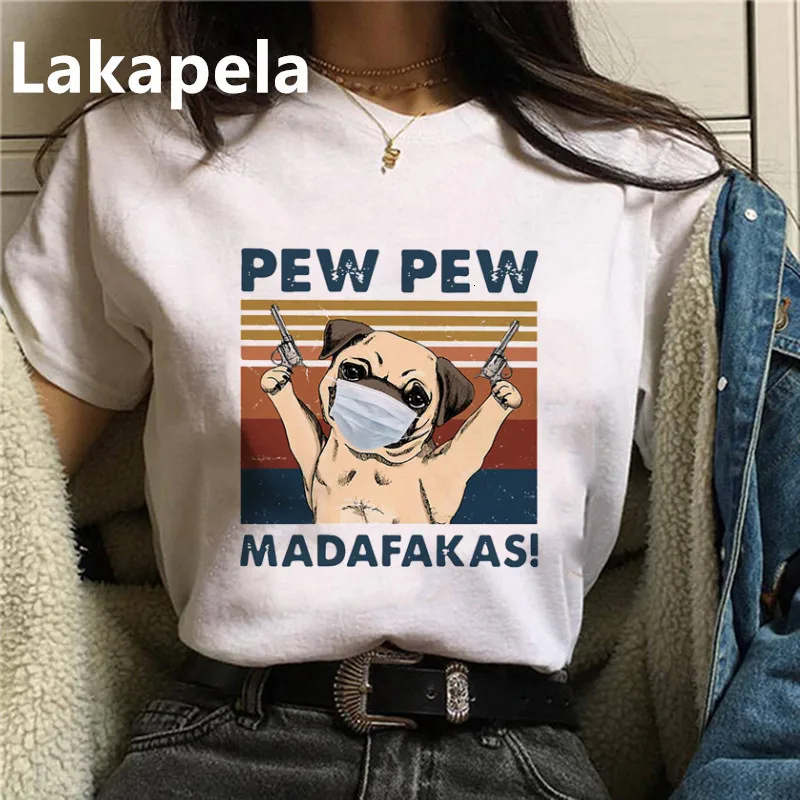 Черная кошка Pew Madafakas забавная Гангстер с пистолетом мемом Ретро Женская футболка