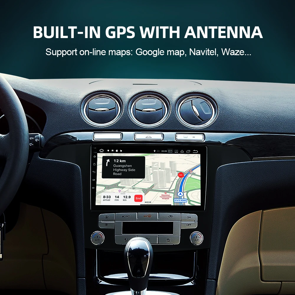 Автомагнитола ISUDAR для Ford S Max 2006-2015 2 din Android навигация Авторадио мультимедиа GPS DVR