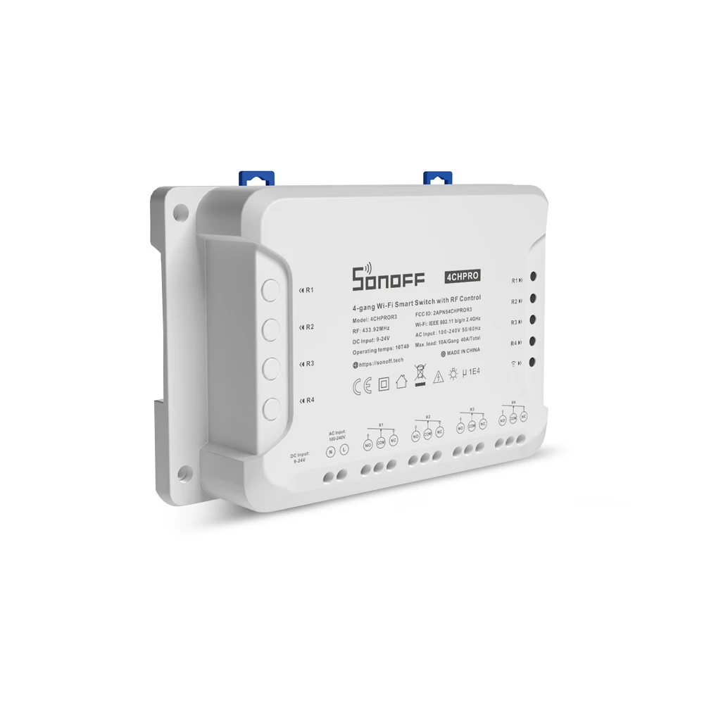 Умный переключатель Sonoff 4CH (R3) PRO R3 Wi-Fi умный дом блокировка самоблокировка режим